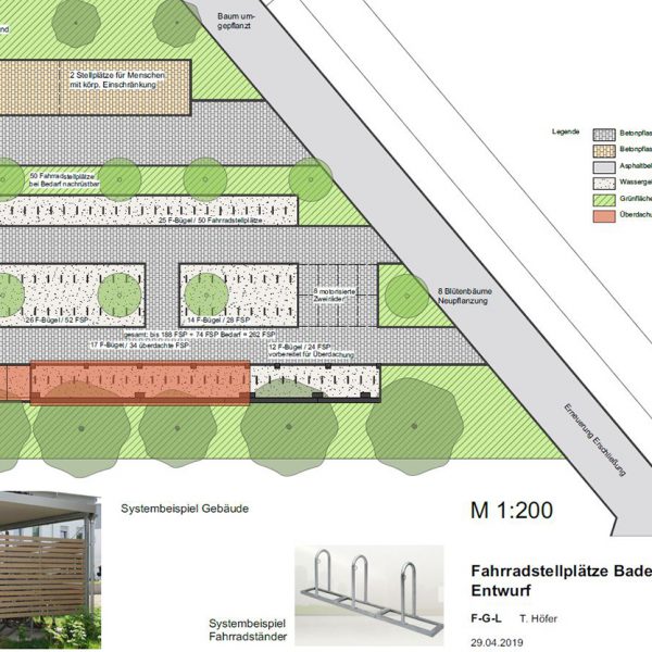 Fahrradparkplatz Hechingen