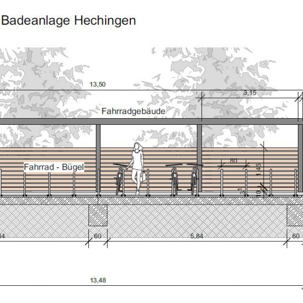 Fahrradparkplatz Hechingen