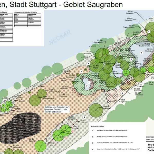 Top-E-Flächen, Stadt Stuttgart - Gebiet Saugraben