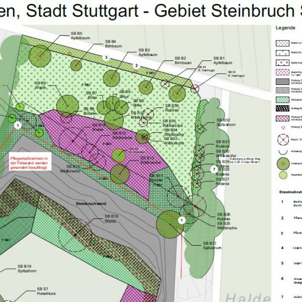 Top-E-Flächen, Stadt Stuttgart - Gebiet Steinbruch Stephan